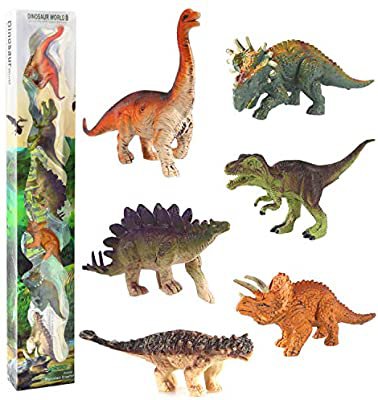 Amazon.com: Sanlebi Dinosaur Toys Realistic Mini Figures Play Set,Dinosaur Party Decorations or Cake Topper for Boys Kids: Toys & Games