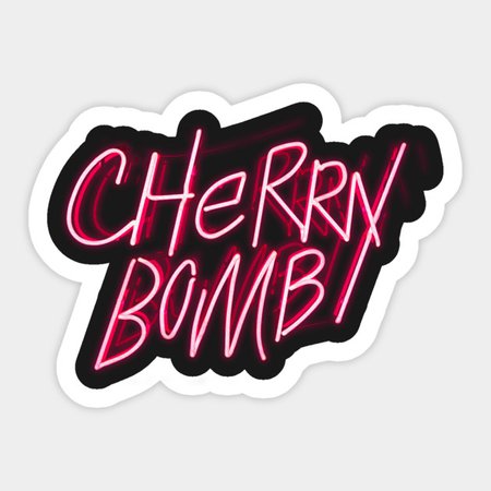 Cherry Bomb - Cherry - Sticker | TeePublic