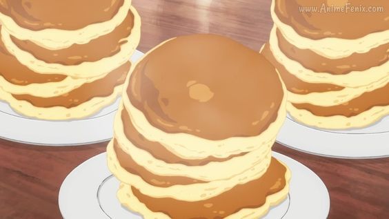 •'.anime aesthetic pancake
