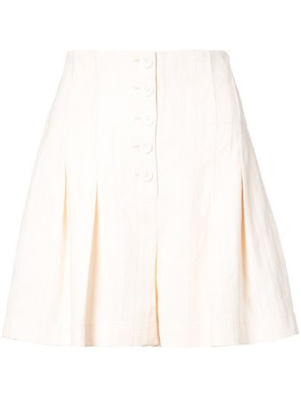 Rebecca Taylor Flared Tailored Shorts