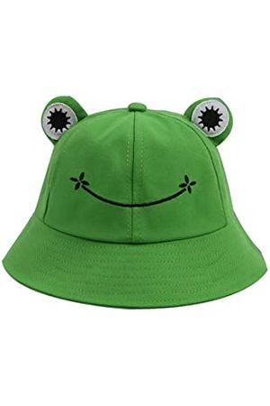 LCAZ Chapéu de sol para adultos com sapo, pescador de sapo, chapéu de sol estilo balde de de algodão para o verão, Verde, 53-55cm | Amazon.com.br