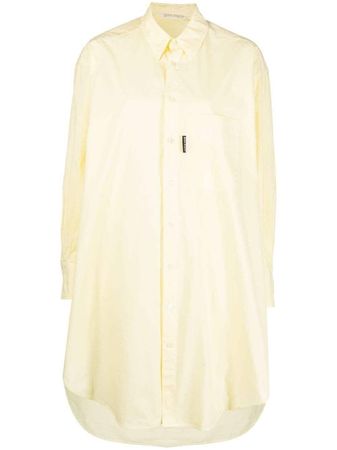 Palm Angels long-sleeves Shirt Dress - Farfetch