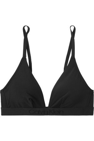 Calvin Klein Underwear | Stretch-jersey soft-cup triangle bra | NET-A-PORTER.COM