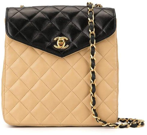 Pre-Owned 1985-1993 diamond quilted square crossbody bag