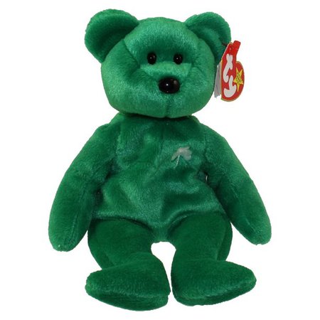 TY Beanie Baby - ERIN the Irish Bear (8.5 inch) - Walmart.com