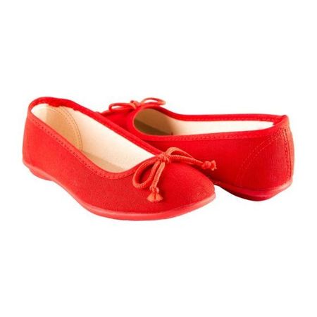 Ballerina Slipper, Red - Kids Girl Accessories Shoes - Maisonette