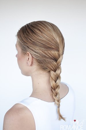 Hairstyles-for-wet-hair-French-braid-tutorial-1.jpg (680×1023)