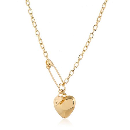 Paper clip Heart Chain Choker Necklace – BestKawaii
