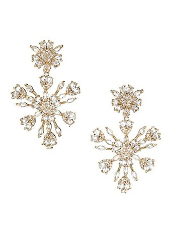Fallon Monarch Snowflake Chandelier Earrings | SaksFifthAvenue