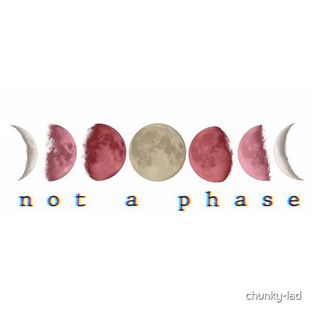 not a phase girlflux moons by chunky-lad | Redbubble [CowboyYeehaww]