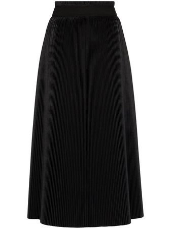 Jil Sander Marzia Pleated Midi Skirt | Farfetch.com