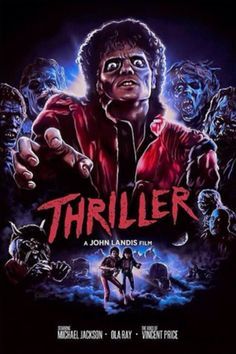 Thriller Micheal Jackson Poster - Pinterest