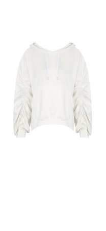 white Bromley hoodie