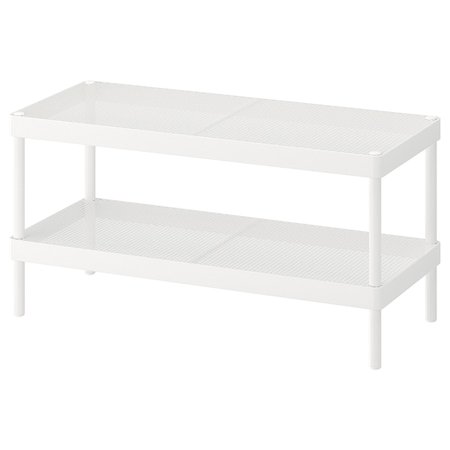 MACKAPÄR Shoe rack - white - IKEA