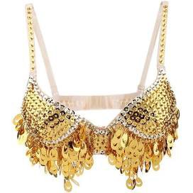 gold belly dance bra - Google Search