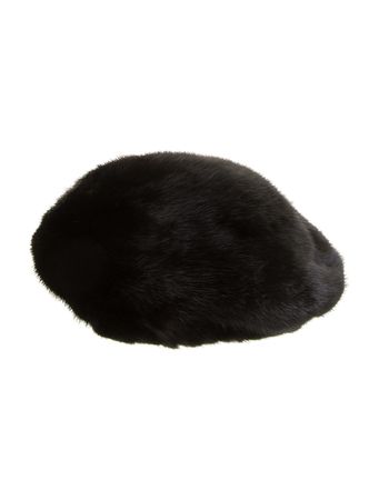 Eugenia Kim Faux Fur Beret - Black Hats, Accessories - WEU30083 | The RealReal