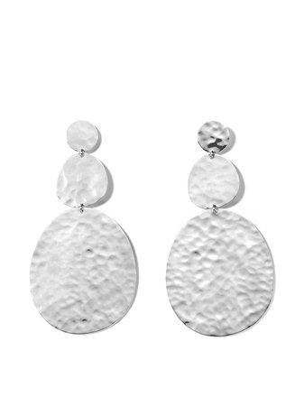 IPPOLITA crinkle snowman earrings