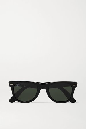 Black Wayfarer square-frame acetate sunglasses | Ray-Ban | NET-A-PORTER