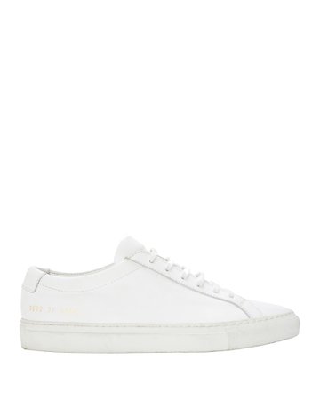 Achilles White Low-Top Sneakers