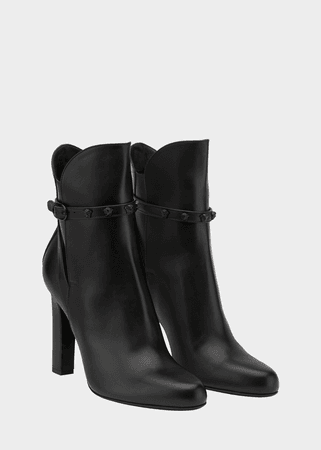 Versace Medusa Strap Leather Boots for Women | Official Website
