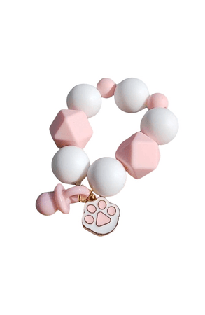 pink puppy adult teether