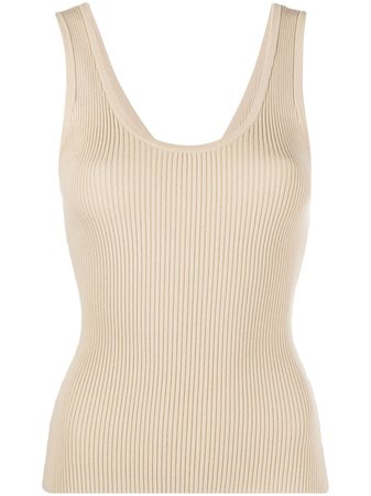 Nanushka rib-knit vest top
