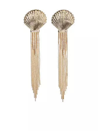 Retrofete Shellona crystal-embellished Drop Earrings - Farfetch