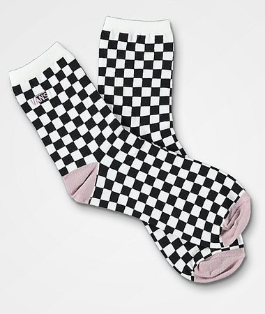 Vans Checkered Shinner Crew Socks | Zumiez