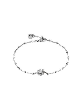 Gucci Bracelet With Flower And Diamonds | Farfetch.com