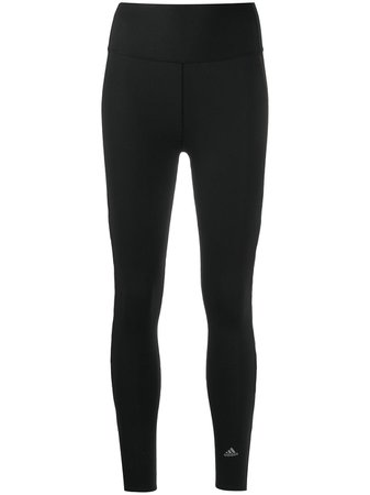 Black adidas panelled sports leggings FT8282 - Farfetch