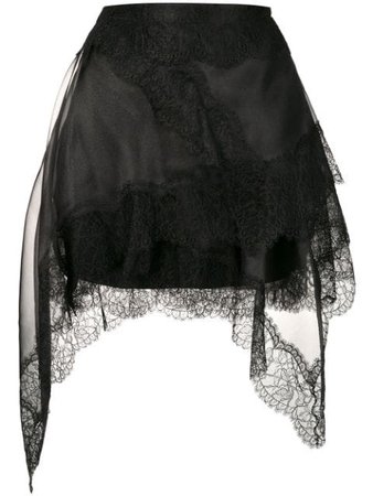 Ermanno Scervino black lace skirt $1,002 - Buy SS19 Online - Fast Global Delivery, Price