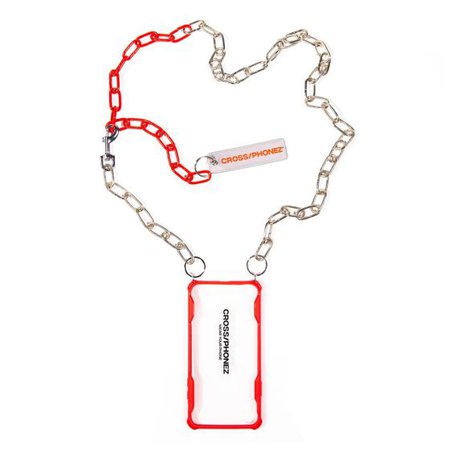 CROSS/PHONEZ CROSSPHONE CHAIN CASE / SILVER-RED