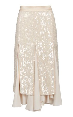 Aya Sequin Midi Skirt By Khaite | Moda Operandi