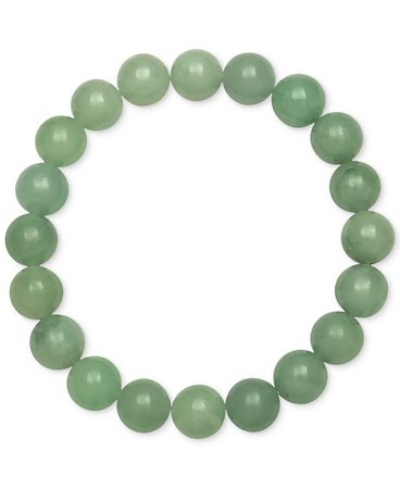 Macy's Dyed Jade Stretch Bracelet