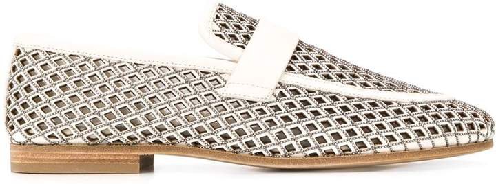 Perforated Design Loafers