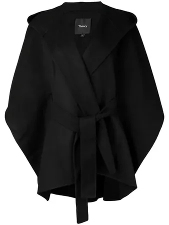 Theory Belted Cape Coat