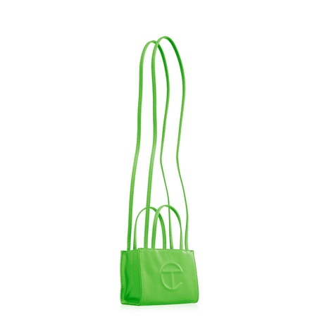 telfar mini bag highlighter green
