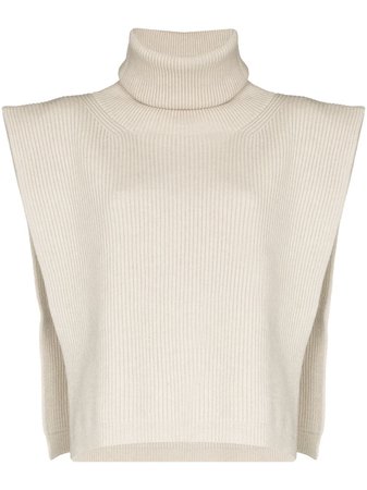 Totême Rollneck ribbed-knit Knitted Top - Farfetch