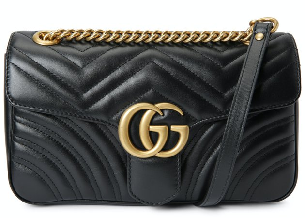 Gucci GG Marmont Shoulder Bag Matelasse Small Black