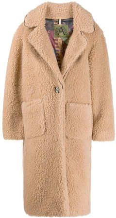 Alessandra Chamonix button-front coat