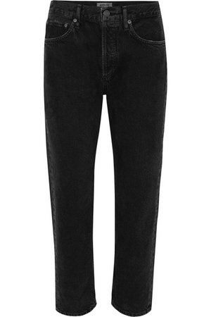 AGOLDE | Parker cropped organic high-rise straight-leg jeans | NET-A-PORTER.COM