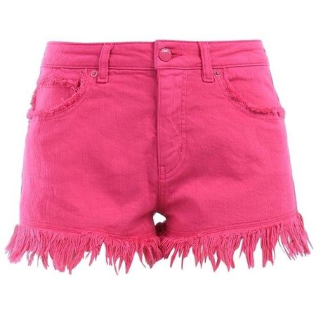 Love Moschino Pink Denim Shorts
