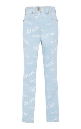 Versace Versace Printed Jeans
