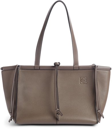 Cushion Leather Convertible Gusset Tote