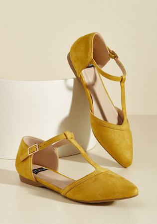 Pinterest - <p>The best way to relive memories of jaunts enjoyed in these tan flats? Buckling into their T-straps and letting the good | Spring 2017 Trends