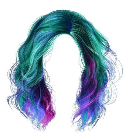 coloured hair