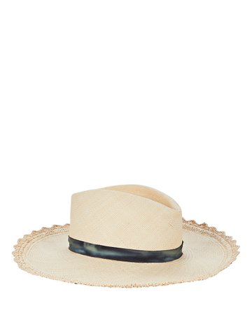 Freya Nebula Scalloped Straw Hat | INTERMIX®