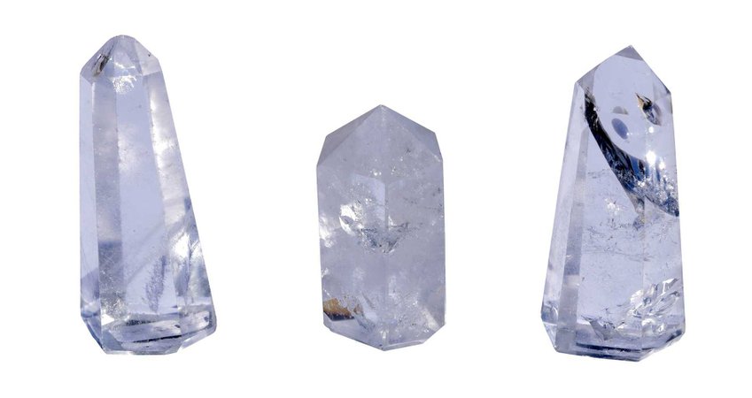 periwinkle crystal points