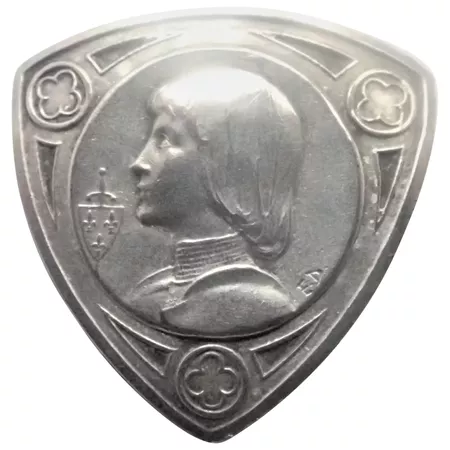 Joan of Arc Silver Pin