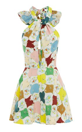 Everly Cutout Linen Mini Dress By Alémais | Moda Operandi
